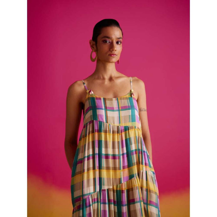 Uri by Mrunalini Rao Azalea Multicolor Midi Dress