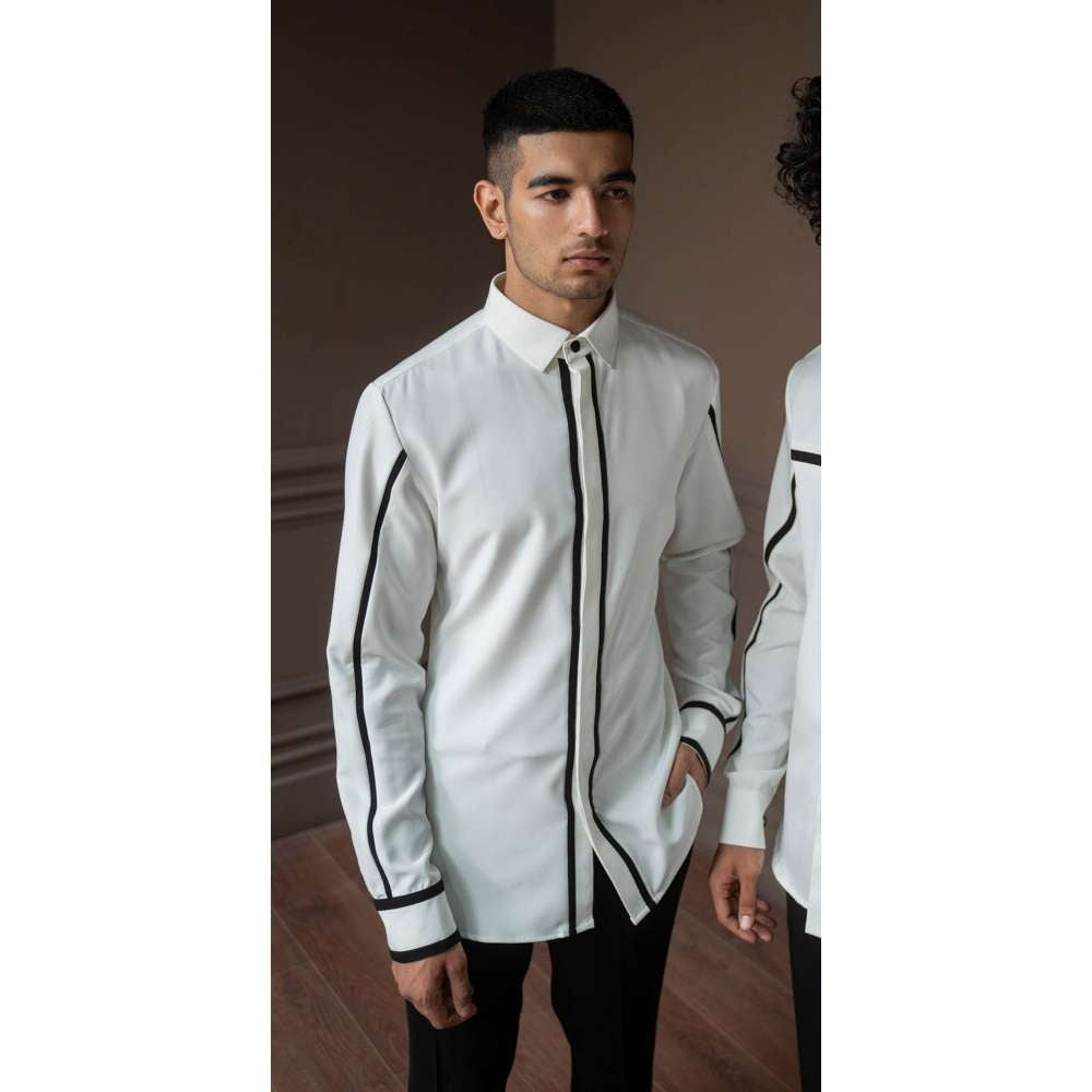 Varun Chakkilam Arctic Blanc Twine Shirt