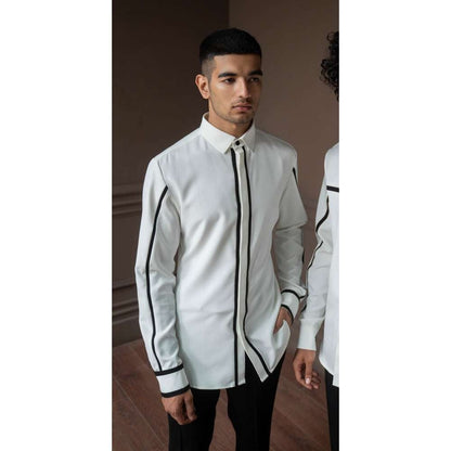 Varun Chakkilam Arctic Blanc Twine Shirt