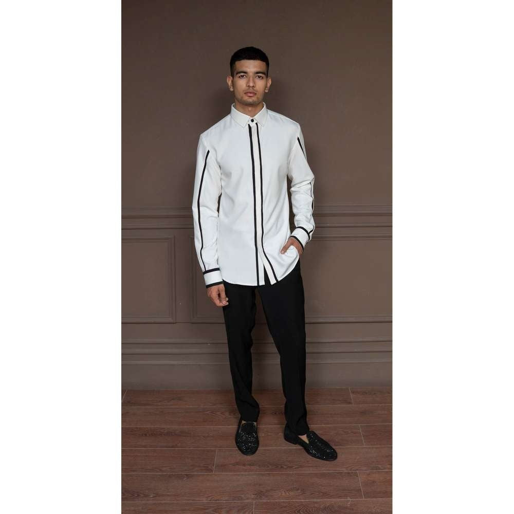 Varun Chakkilam Arctic Blanc Twine Shirt