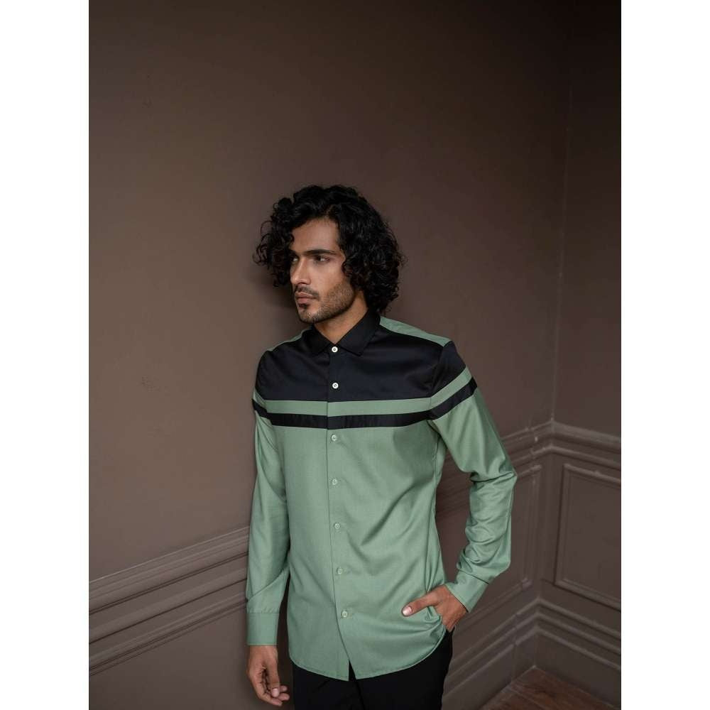 Varun Chakkilam Autumn Sage Contour Shirt