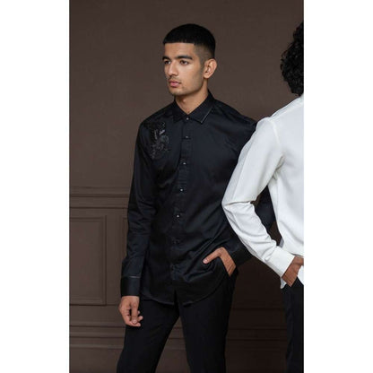 Varun Chakkilam Ebony Black Ace Shirt