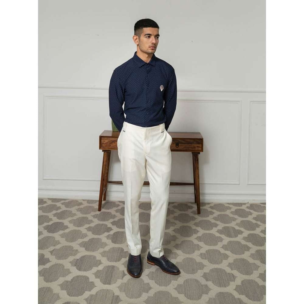 Varun Chakkilam Sundown Navy Blue Zenith Shirt