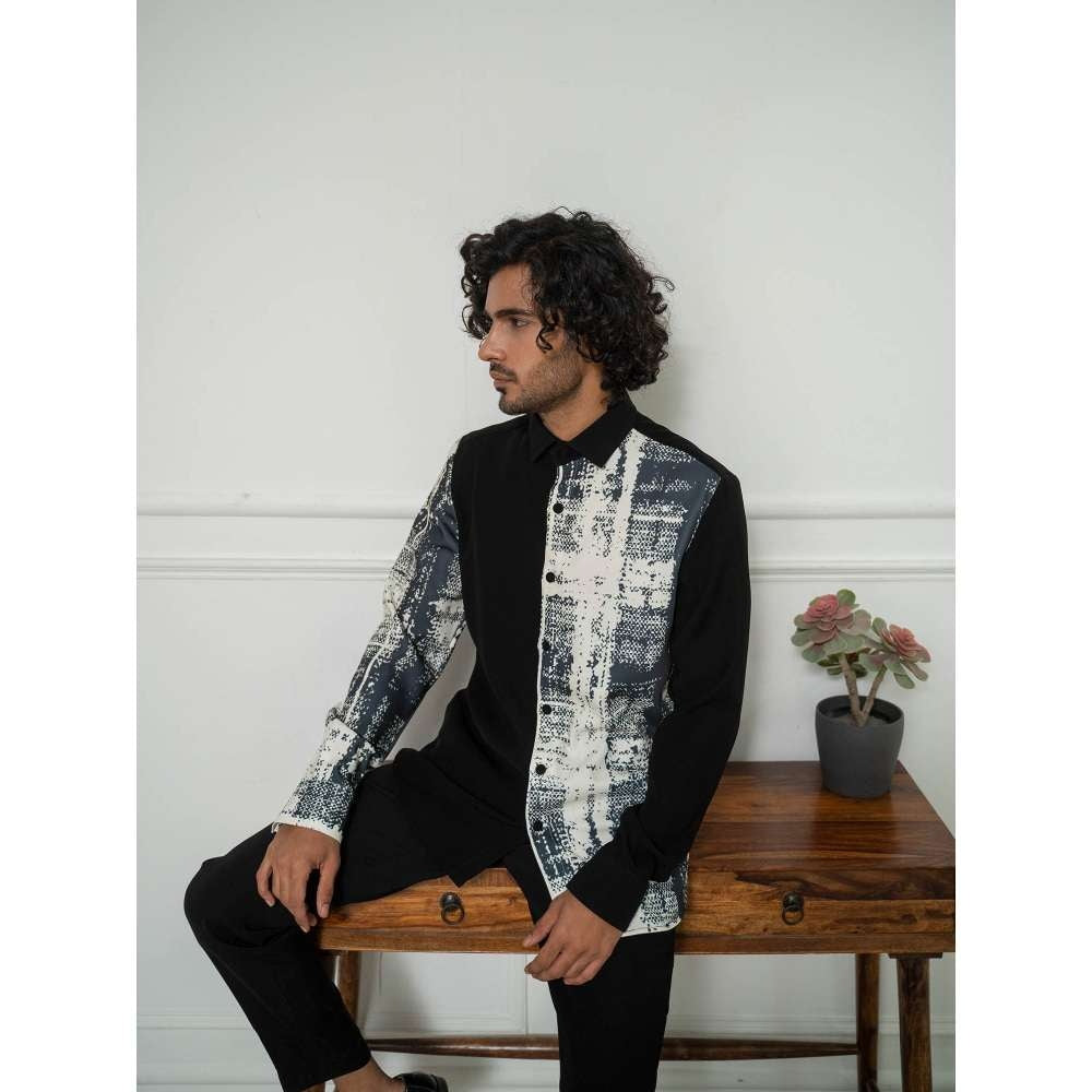 Varun Chakkilam Charcoal Black Sole Hysteria Shirt