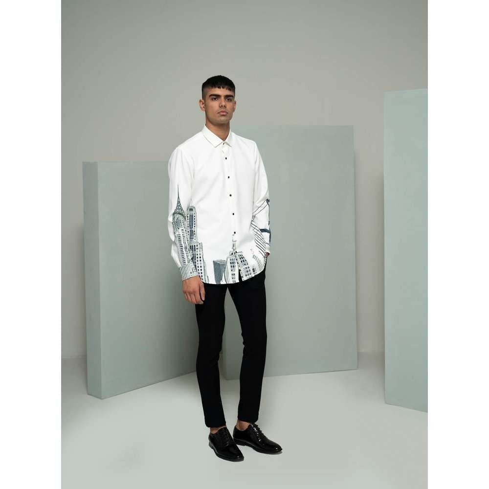 Varun Chakkilam White Uptown Shirt