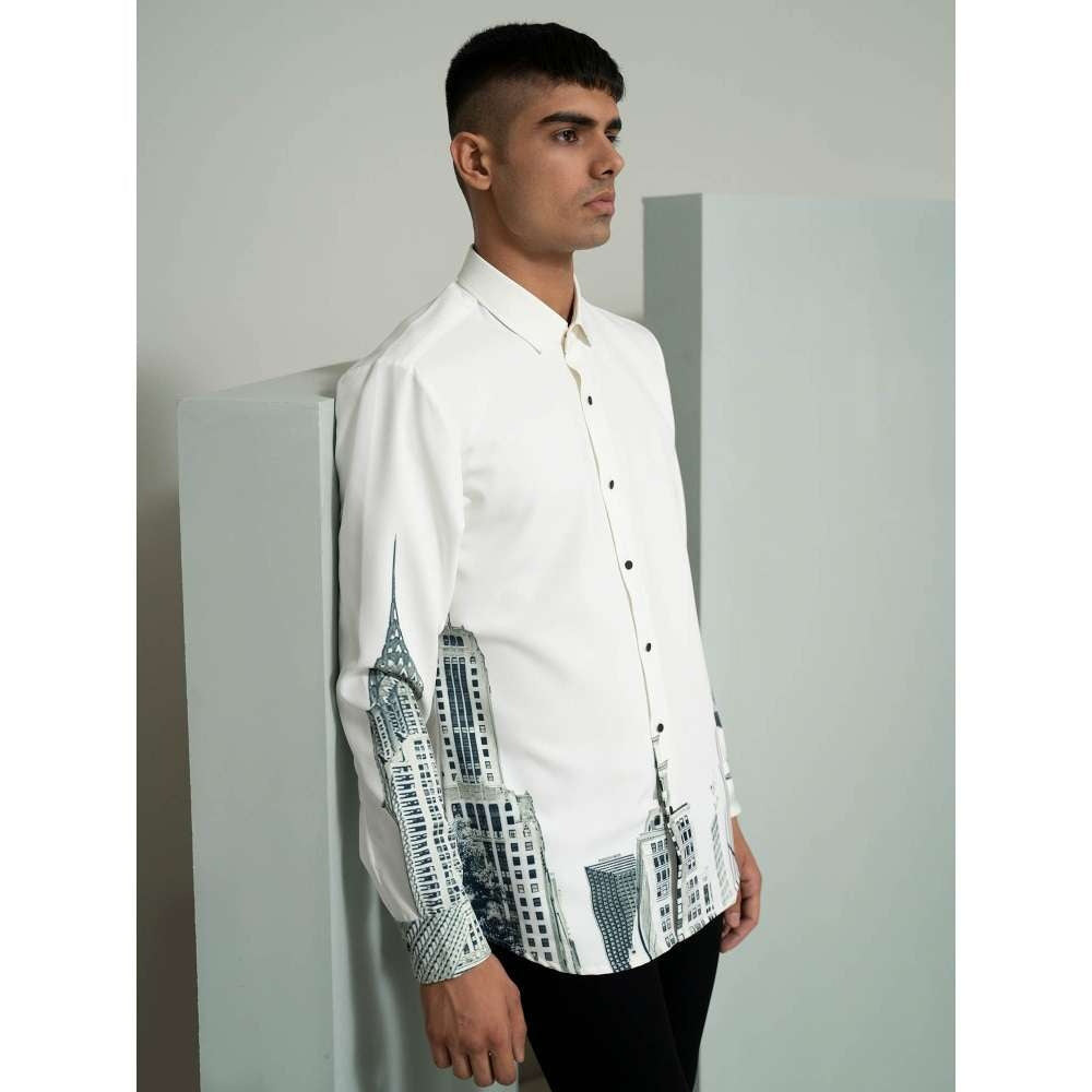 Varun Chakkilam White Uptown Shirt
