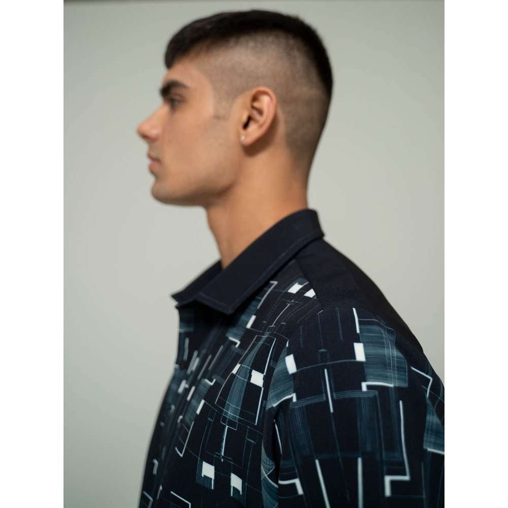 Varun Chakkilam Black Diffused Sole Shirt