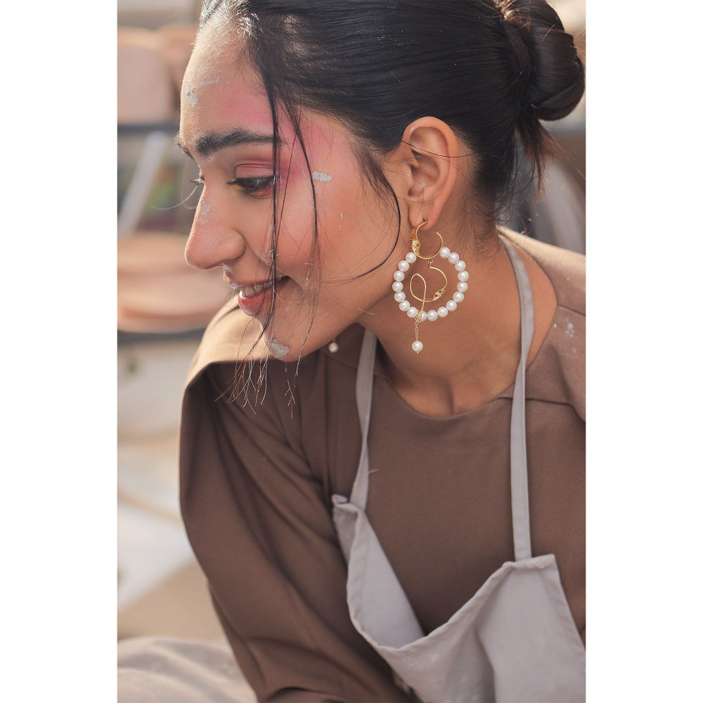 VARNIKA ARORA Purl Earrings