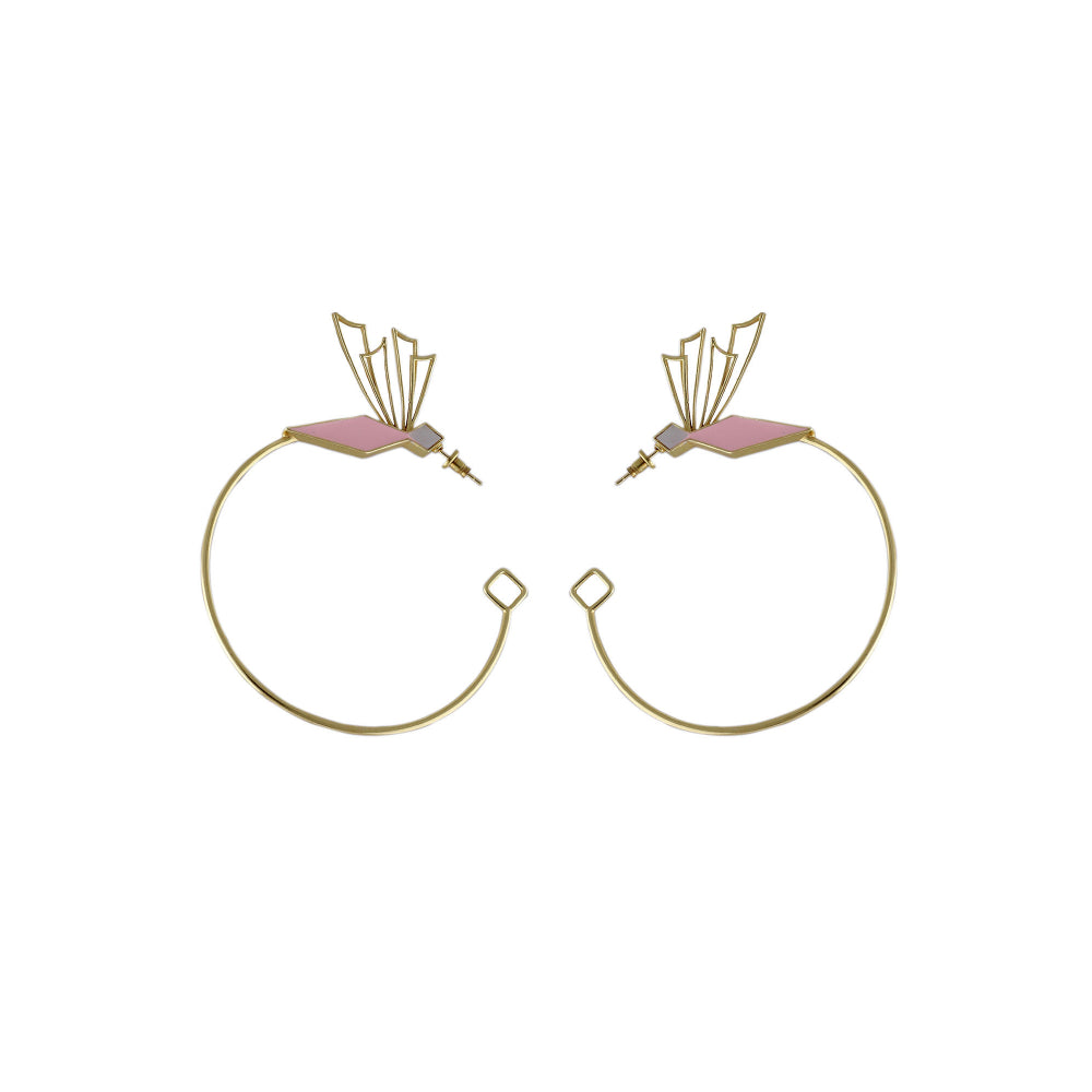 VARNIKA ARORA Carolyn Statement Earrings - Pink