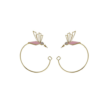 VARNIKA ARORA Carolyn Statement Earrings - Pink
