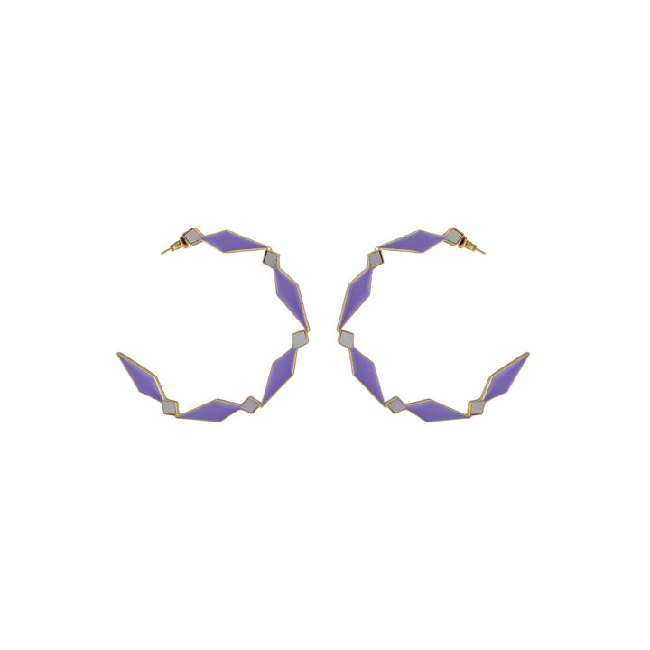 VARNIKA ARORA Sienna Statement Earrings - Purple
