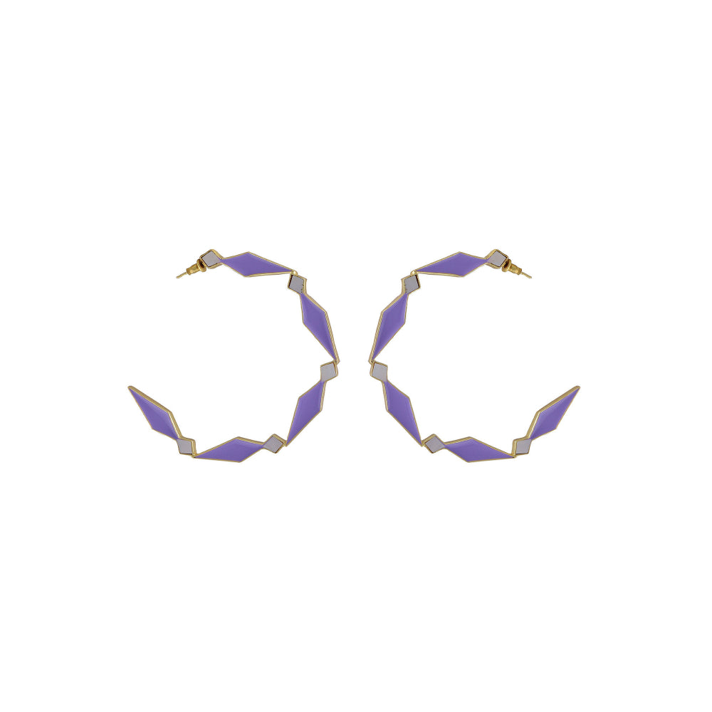 VARNIKA ARORA Sienna Statement Earrings - Purple