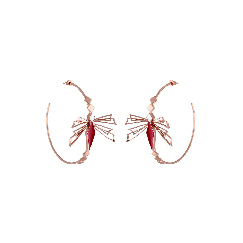 VARNIKA ARORA Elira Statement Earrings - Pink