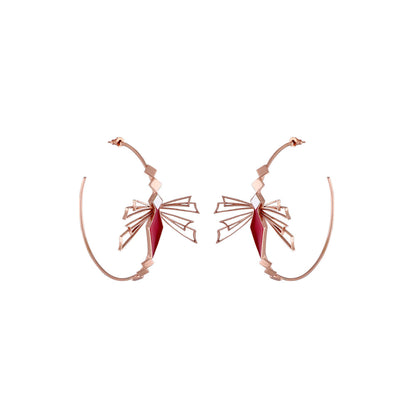 VARNIKA ARORA Elira Statement Earrings - Pink