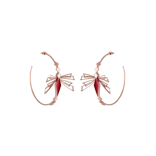 VARNIKA ARORA Elira Statement Earrings - Pink