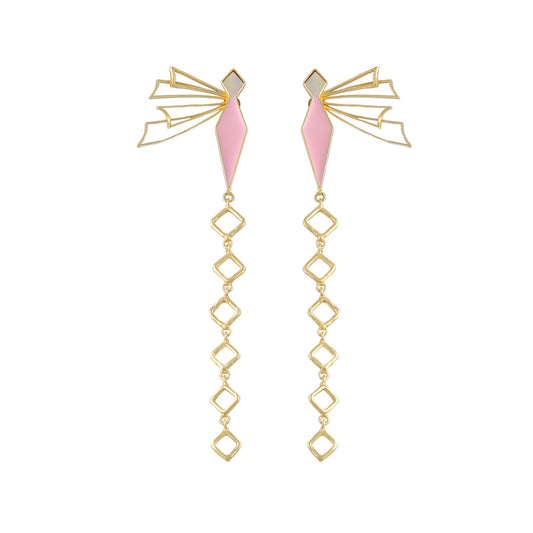 VARNIKA ARORA Eleanor Statement Earrings - Pink