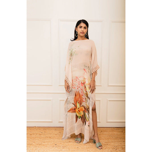 VARUN BAHL Botanical Printed Kaftan
