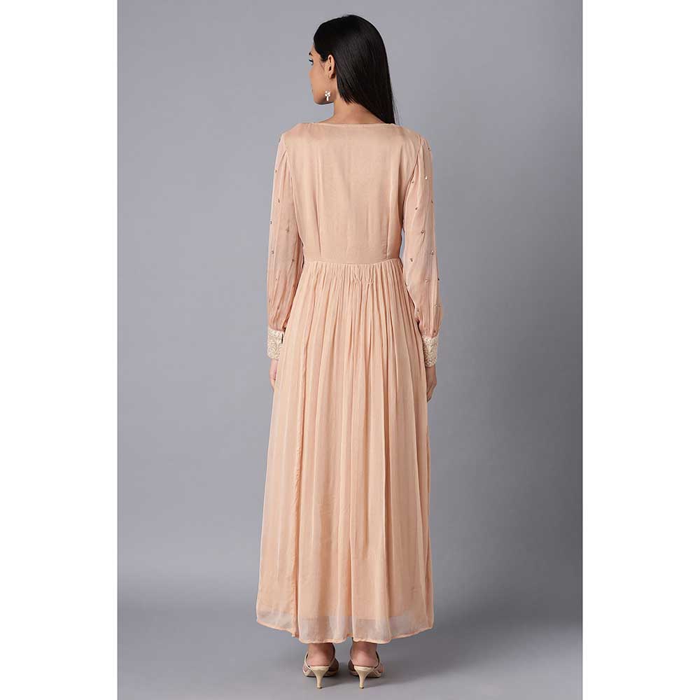 WISHFUL by W Pink Solid Dress