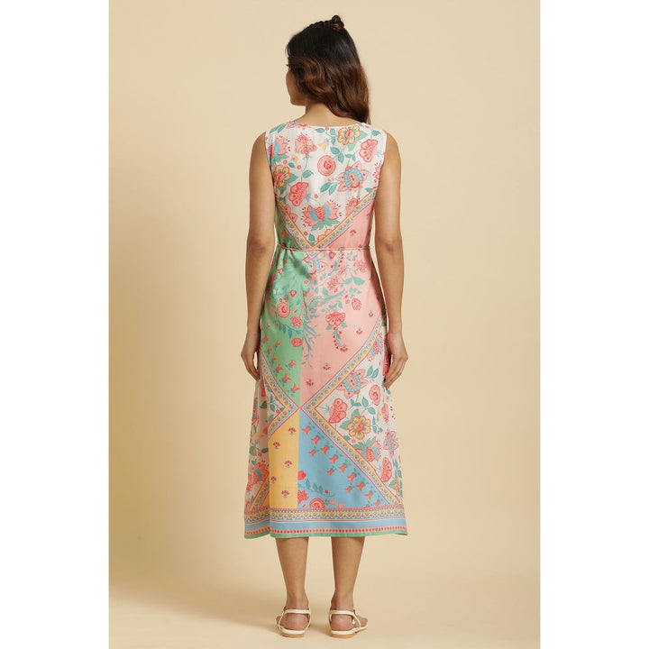 W Peach Floral Dress (Set of 2)