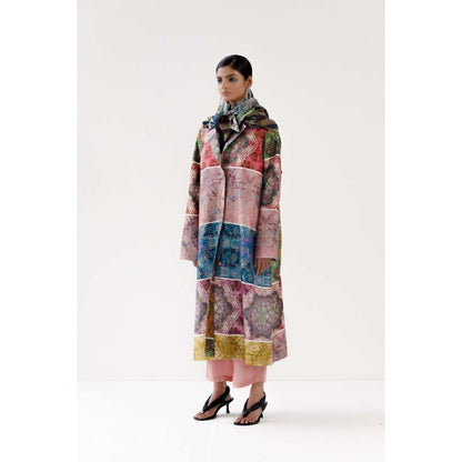 YAVI Eleanor Ethnic Jacket - Multi-Color
