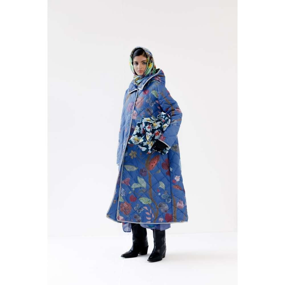 YAVI Nova Ethnic Jacket - Blue