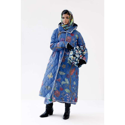 YAVI Nova Ethnic Jacket - Blue