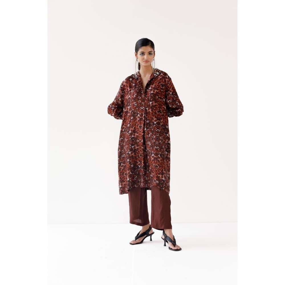 YAVI Zoe Kurta - Rust
