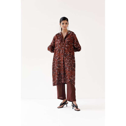 YAVI Zoe Kurta - Rust