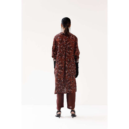 YAVI Zoe Kurta - Rust