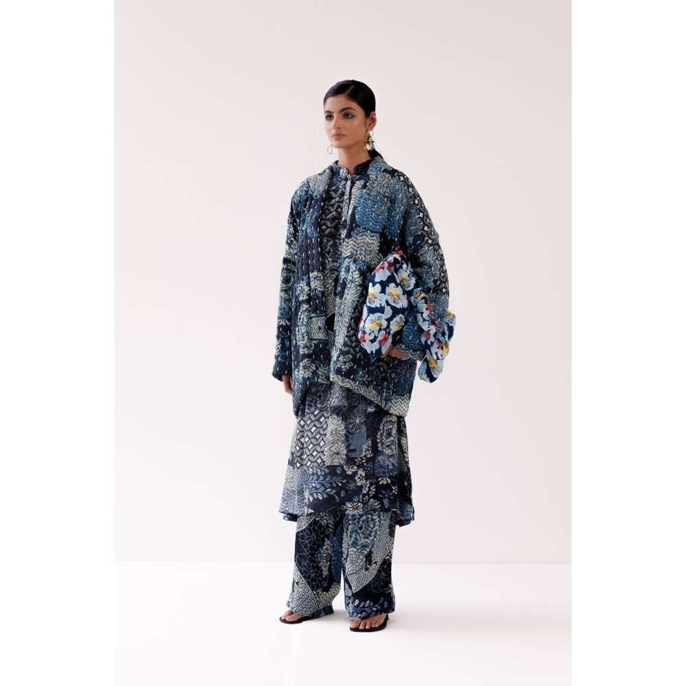 YAVI Moly Ethnic Jacket - Indigo