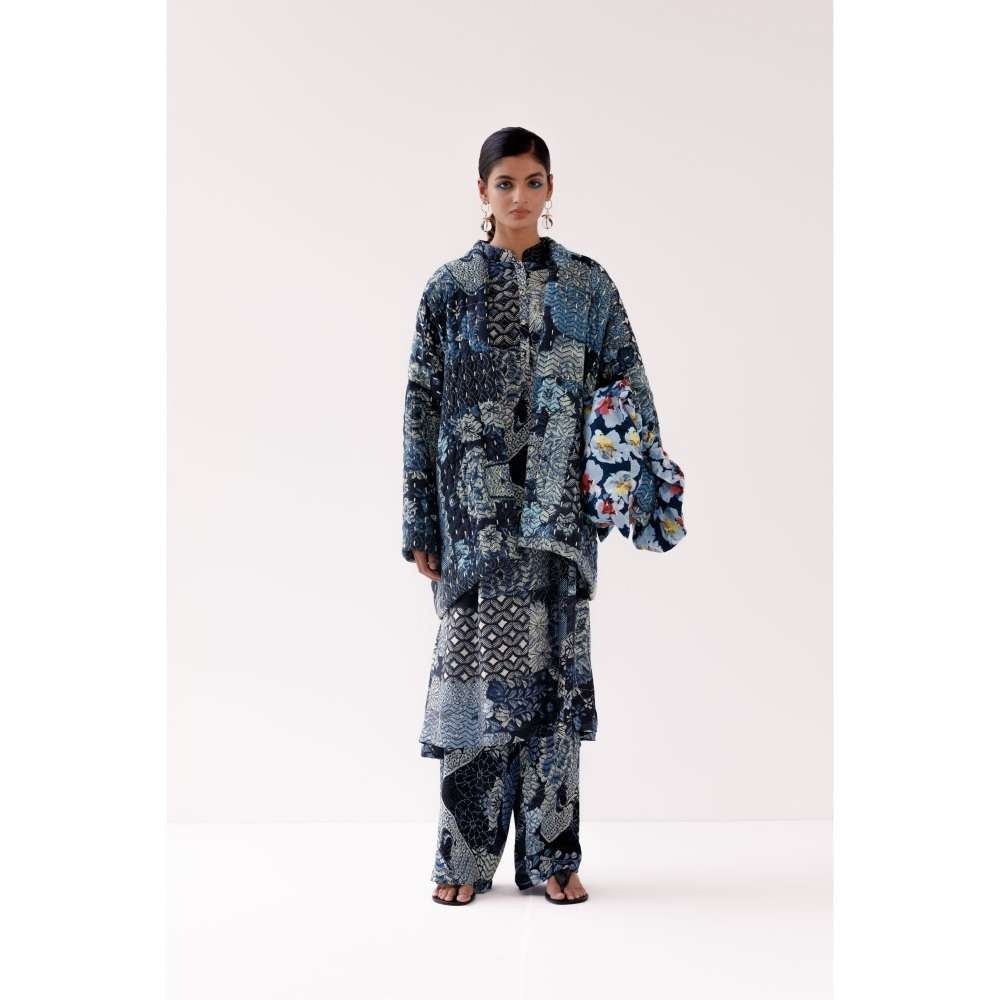 YAVI Moly Ethnic Jacket - Indigo