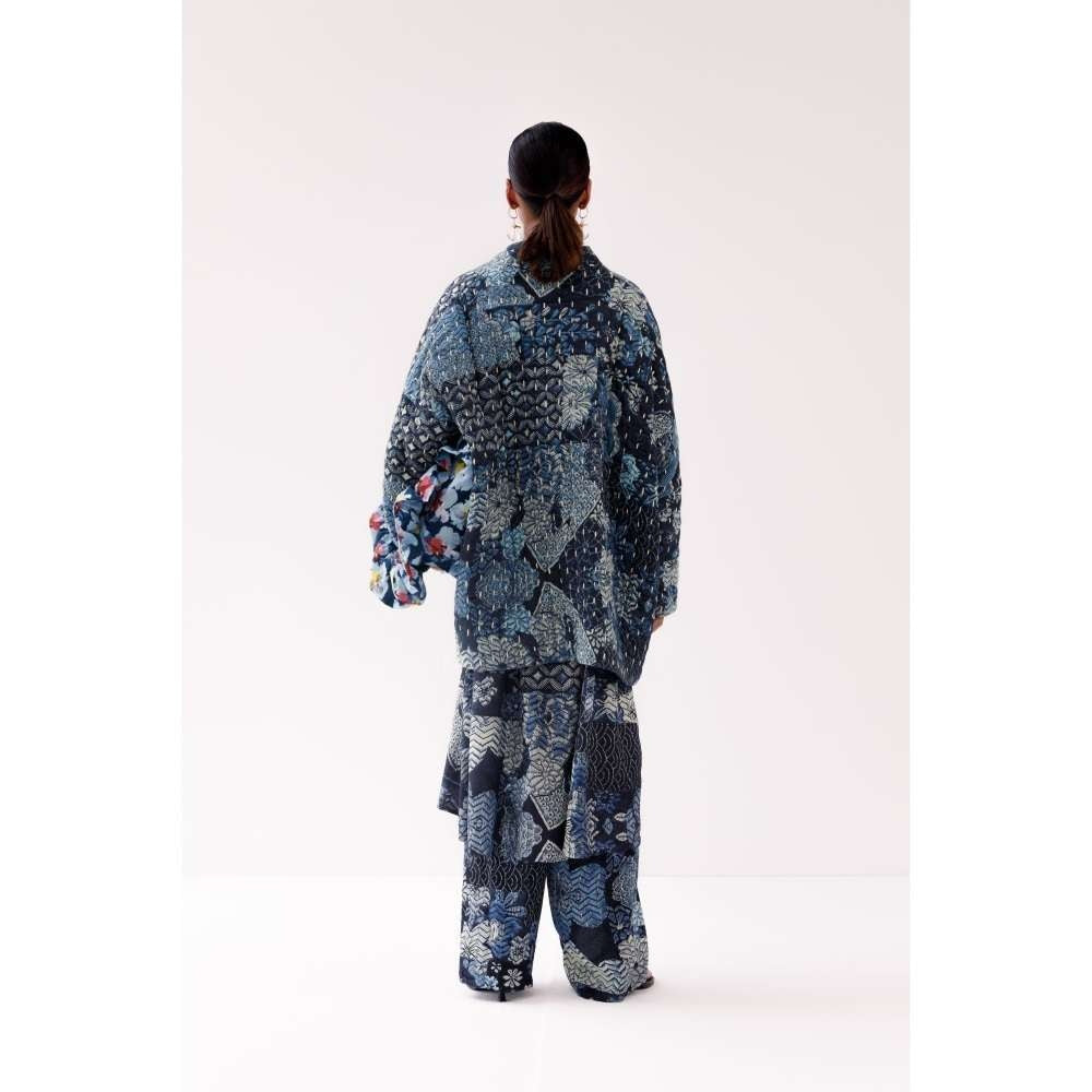 YAVI Moly Ethnic Jacket - Indigo