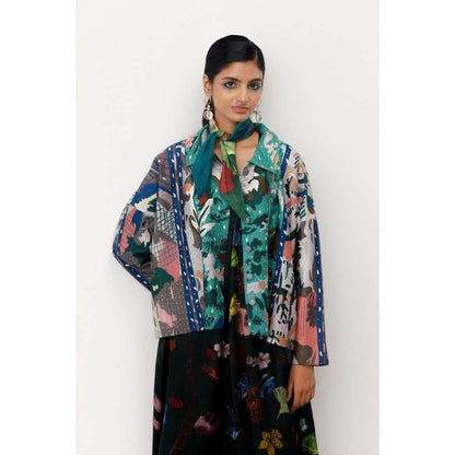 YAVI Taylor Ethnic Jacket - Multi-Color