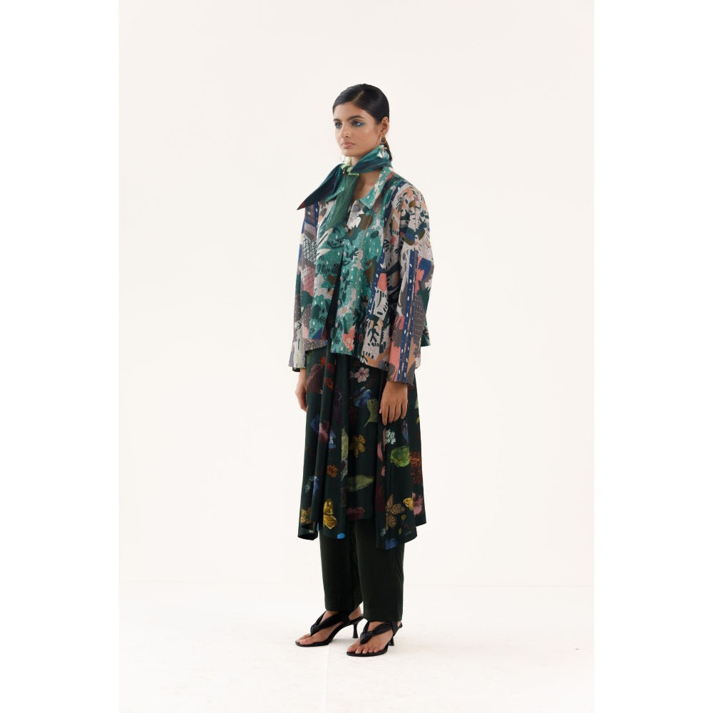 YAVI Taylor Ethnic Jacket - Multi-Color