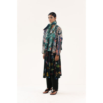 YAVI Taylor Ethnic Jacket - Multi-Color