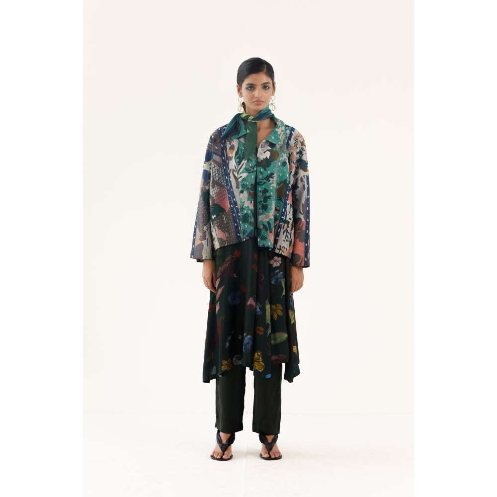 YAVI Taylor Ethnic Jacket - Multi-Color