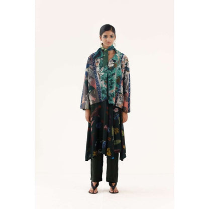 YAVI Taylor Ethnic Jacket - Multi-Color