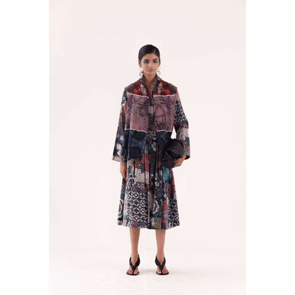 YAVI Stefan Ethnic Jacket - Multi-Color