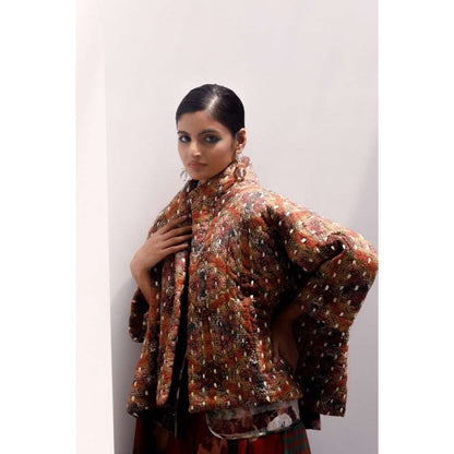 YAVI Haven Ethnic Jacket - Brown