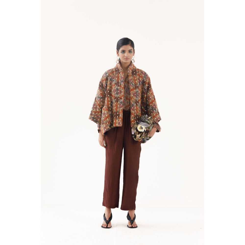 YAVI Haven Ethnic Jacket - Brown