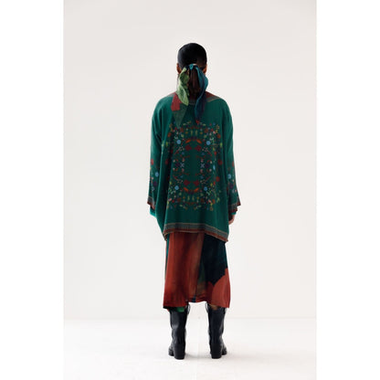 YAVI Tessa Ethnic Jacket - Green