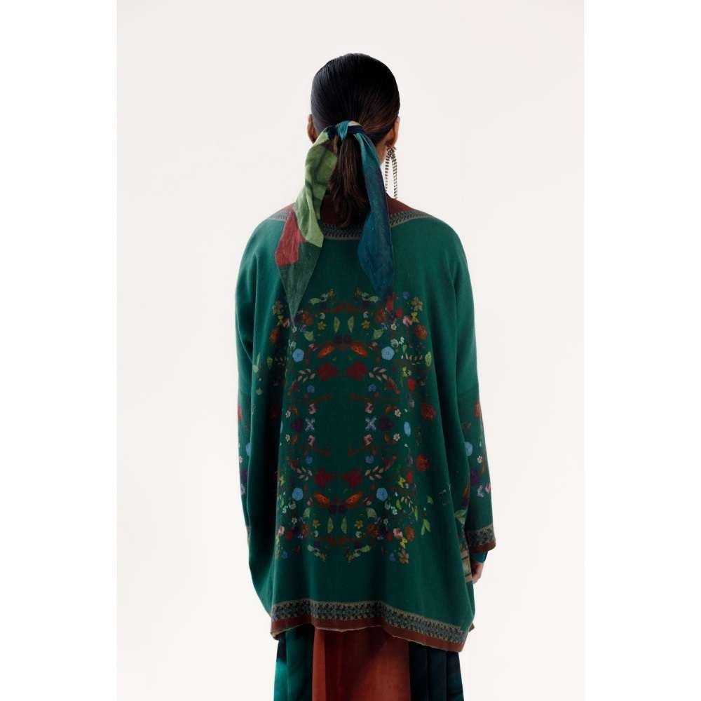 YAVI Tessa Ethnic Jacket - Green