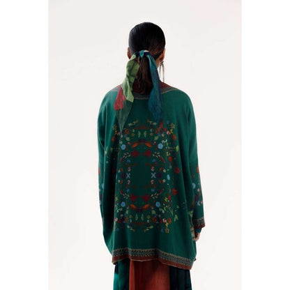 YAVI Tessa Ethnic Jacket - Green
