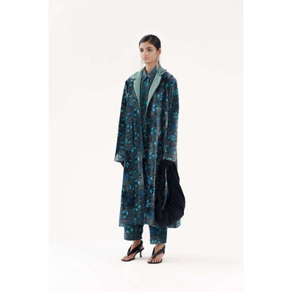 YAVI Aylin Ethnic Jacket - Blue