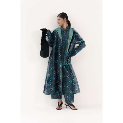 YAVI Aylin Ethnic Jacket - Blue