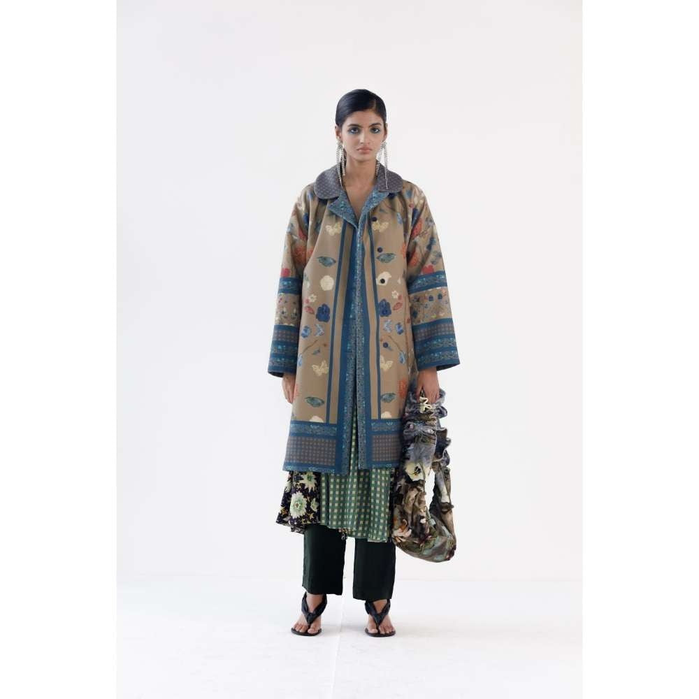YAVI Katie Ethnic Jacket - Brown