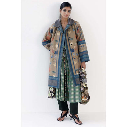 YAVI Katie Ethnic Jacket - Brown