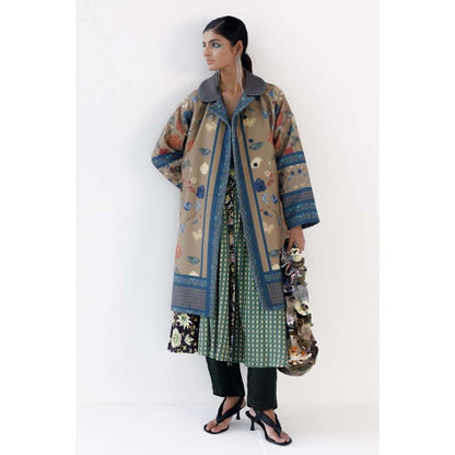 YAVI Katie Ethnic Jacket - Brown