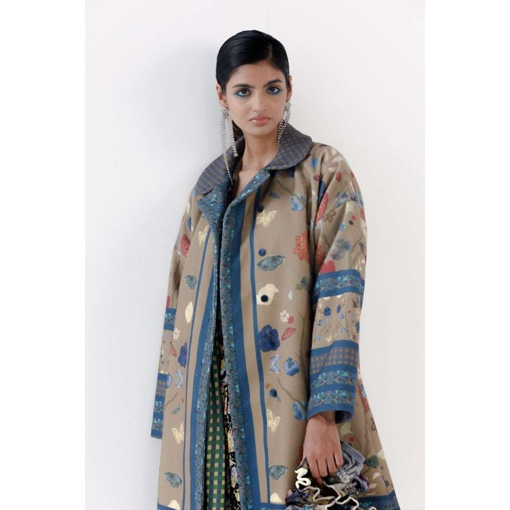 YAVI Katie Ethnic Jacket - Brown