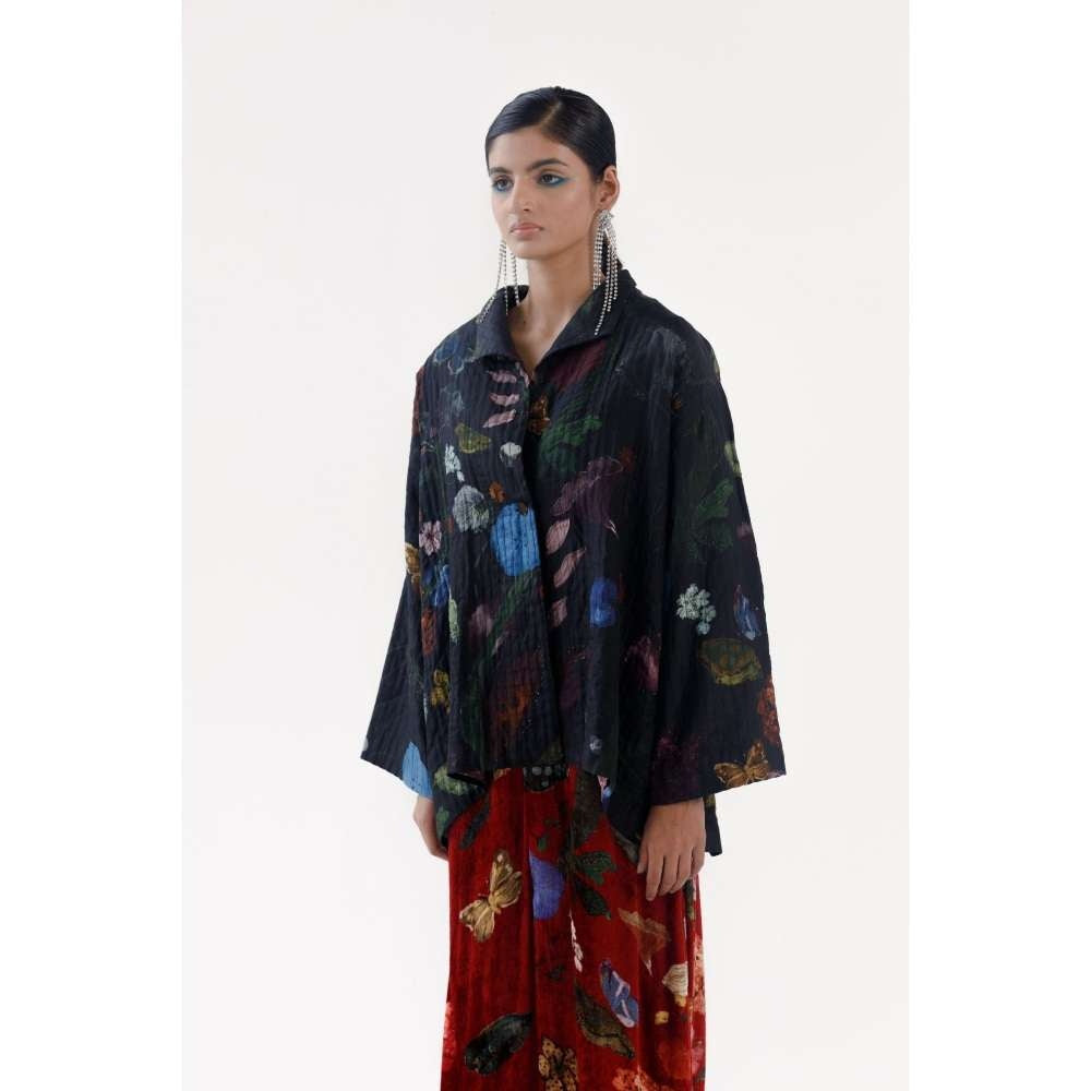 YAVI Margo Ethnic Jacket - Black